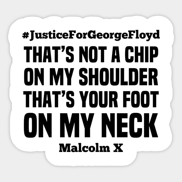 Justice For George Floyd Sticker by Afroditees